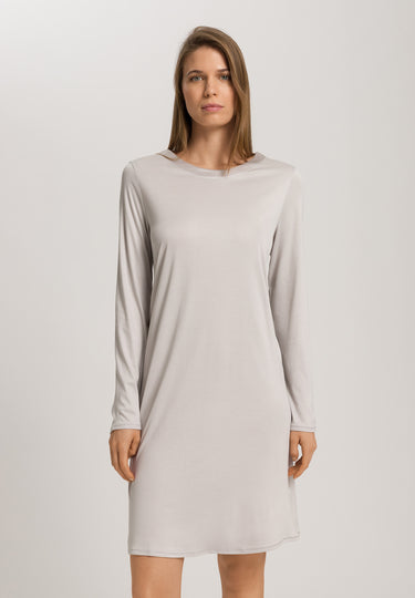 Grand Central Round Neck Nightgown 100cm | Silver Vapor 77339-2652